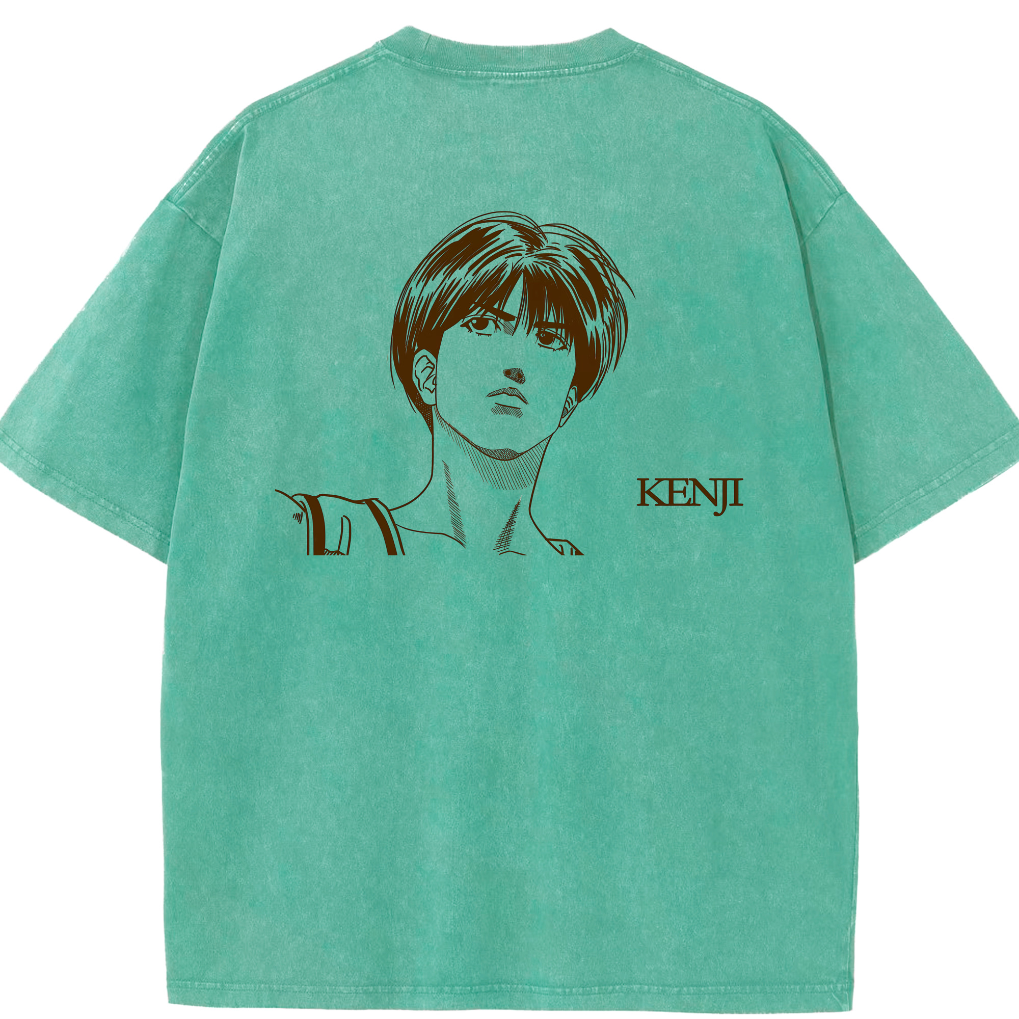 （画像用） SLAM DUNK／スラムダンク 綿100% ヴィンテージ風 半袖Tシャツ（背面プリント）